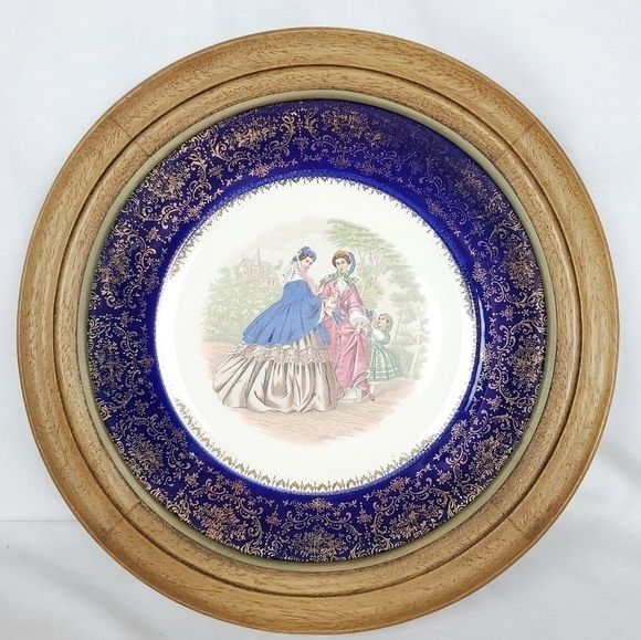 VTG 20th Century Salem co plate 23 karat gold detailing Victorian - Picture 1 of 12